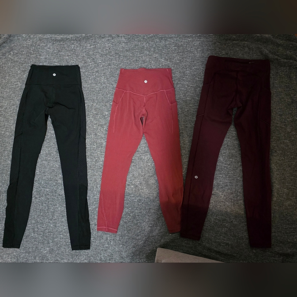 Bundle Of 3 Lululemon Leaggings